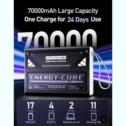 Power Bank �� ������� �������� MOVESPEED 70000mAh PD 100W ��� ��������